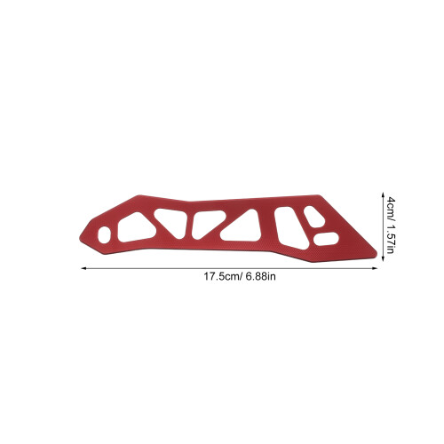 1Pair Aluminum Motorcycle Windshield Support Bracket Red Durable 2
