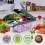 Zaprix Multifunctional Vegetable Chopper 16in1 gry 3