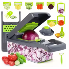 Zaprix Multifunctional Vegetable Chopper 16in1 gry
