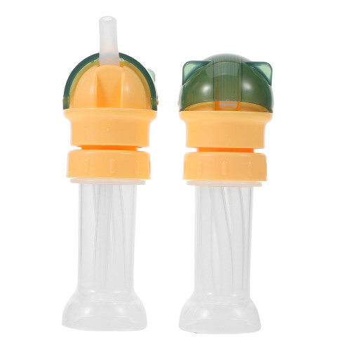 2Pièces Bouchons Verseurs Étanches Pour Gourdes De Voyage Verts PP