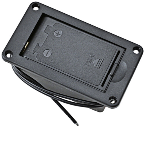 Plastic Replacement Battery Box For Guitar Bass Pickup 9V Case Holder