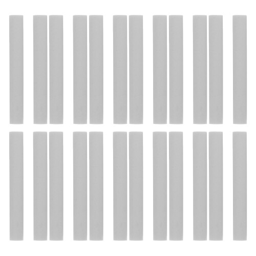 120Pcs White PVC Stick Erasers for Students Clean Erasing Drafting Art