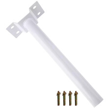 2Sets Witte Lampenpaal Beugel Met Eenvoudig Te Installeren Montage