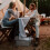 Table Camping Portable Avec Filet De Rangement En Noire 5
