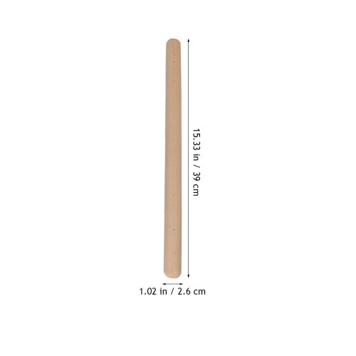 2Stk Holzbackrolle Für Teig Pizza Und Beige 2