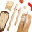 2Stk Holzbackrolle Für Teig Pizza Und Beige 5