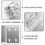 Mât D'antenne Réglable Fixation Murale Robuste Acier Inox 6