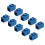 10Pcs RJ45 Connector  Jack Cat6 Extension Coupler Ethernet Network LAN Cat 6 Coupler Jacks Extend Adapter, 1