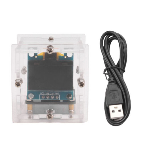 ESP8266 Kit EletrôNico DIY  RelóGio Display OLED Conectar com Shell Projeto de Solda DIY