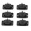 Black 2 Pin IEC320 C8 Screw Mount Inlet Plug Socket AC 250V 2.5A 6 Pcs 1