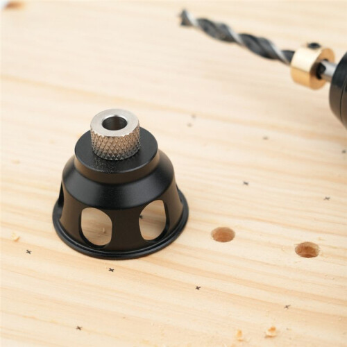 Replaceable Vertical Drill Guide Doweling Jig Kit 3-10mm Drill Positioning Pocket Hole Jig Hole Puncher 1