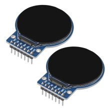 1.28INCH Circular TFT Screen for RGB IPS HD 240 X 240 Resolution SPI Interface LCD Display Module 2pack