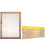 1Ensemble Racloir En Bois Et Caoutchouc Coloré Pour Impression Textile 1