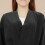 Cape Cliente Noire En Tissu , Confortable, Pour Salon De 5
