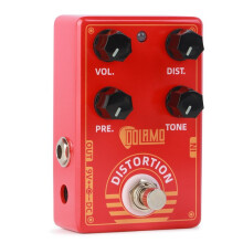 Dolamo D-9 Distortion Guitar Effect Pedal-True Bypass,Aluminium Alloy Casing Portable for Versatile Guitar Tones