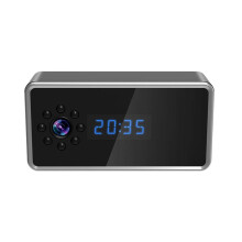 Wifi Kameraklocka Full HD 4K Trådlös Kontroll Night Vision Videokamera Hemövervakning Monitor Cam Tvåvägs