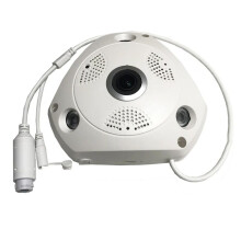 Imx335 5Mp Inomhus Poe IP-Kamera Fisheye Vidvinkel Ansiktsdetektion Infraröd Night Vision VR Cam Videoövervakning