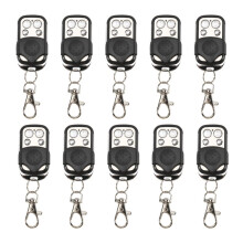 10 Pcs Garage Door Remote Control 433Mhz for Car Garage Door Gate Cloning Remote Control Key