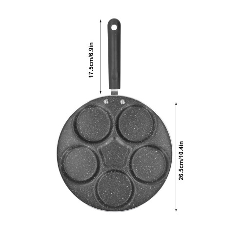 Mini Iron Egg Frying Pan 17.5cm Nonstick Omelette Pan for Breakfast 1
