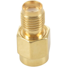 Adaptateur Coaxial Coaxial RF 2PCS SMA Femelle à RP-SMA Mâle