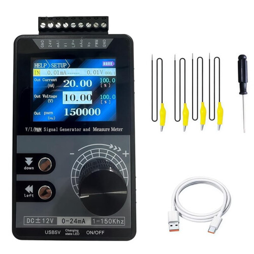 Adjustable Signal Generator 4-20mA 0-12V  Voltage Current Analog Simulator PWM Pulse