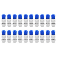 Rg6 F Type Connector Coax Coaxial Compression Fitting 20 Pack ()
