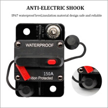 12-48V Circuit Breaker Fuse Reset Waterproof 150A AMP for Car Boat Auto