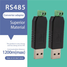 2X PC USB Vers RS485 Convertisseur D'Interface -485 Adaptateur SéRie Compatible + PLC