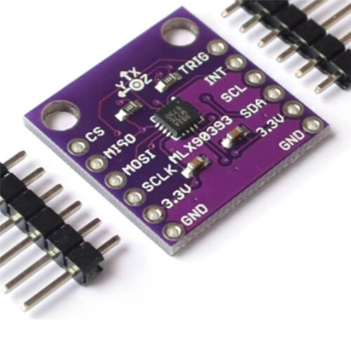 MLX90393 3D Digital Hall Sensors 3D Position of the Rotational Angular Displacement Sensor Board Contactless 1