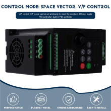 Universal Frekvensomvandlare 220 Till 380 Vfd Enfasingång Trefasutgång 2,2KW Motorregulator