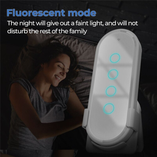 Home New 433mhz 4 Key Ev1527 Coding Key Remote Control  Rf Transmitter Wireless Remote Control White 2