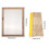 1Ensemble Racloir En Bois Et Caoutchouc Coloré Pour Impression Textile 3