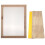 1Ensemble Racloir En Bois Et Caoutchouc Coloré Pour Impression Textile 9