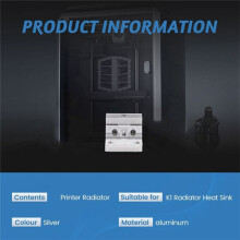 Für  K1/MAX Radiator für 3D-Druckerzubehör Kühlkörper 1 Stück
