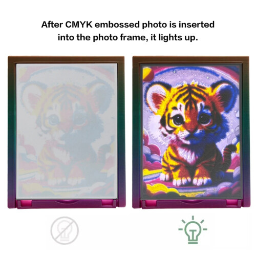 For  Lithophane Led Panel CMYK Print LED Backlight Board Lithophane LED Backlight Board 3D Print Parts,A 2