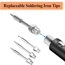 1Pc Portable Soldering Iron Tip 510 Interface 8W Battery Soldering Iron USB Portable Soldering Iron Tip,A