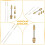 510 Interface Soldering Iron Tip USB Soldering Iron Tip Welding Tool 15W Cutter  Horseshoe Shape Welding Tools 7