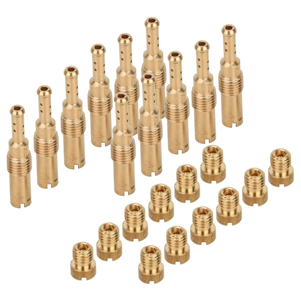 20Pcs Jets Kit - 10Pcs Carburetor Main Jets And 10Pcs Slow Jets For Pwk Keihin Oko Cvk Pwm 4711355822082