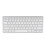 78 Keys Wireless Bluetooth Keyboard, Silver, Slim, Silent Buttons for PC & Tablet 2