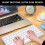 78 Keys Wireless Silent Bluetooth Keyboard - Slim Silver for Laptop & Desktop 2