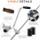 Trimmer Handle, Ergonomic Trimmer Handle, Handle Extension with Stand Clamp,Multifunctional Garden Lawn Mower Handle 2
