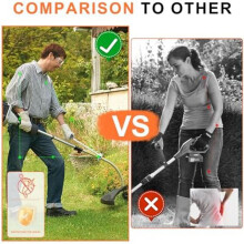 Trimmer Handle, Ergonomic Trimmer Handle, Handle Extension with Stand Clamp,Multifunctional Garden Lawn Mower Handle