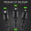 4PCS Right Angle Drill Attachment Impact Grade Power Hand Tool Driver Rotatable Socket Adapter Extension Set 7