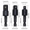 4PCS Right Angle Drill Attachment Impact Grade Power Hand Tool Driver Rotatable Socket Adapter Extension Set 8