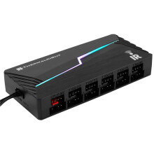 Thermalright TL- ARGB en FAN HUB X12 IR Fan PWM HUB X12 IR, Inclusief Afstandsbediening/Ondersteunt 4 PIN PWM + 3 PIN + 5V ARGB