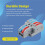 10 Pcs Terminal Connection Clamp Set, Wire Connector, Quick Compact Cable Connector NC-422 Grey 2