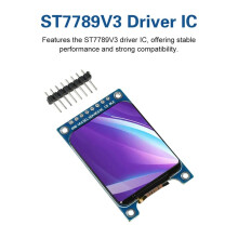 1,69-Tums TFT LCD-Skärmmodul ST7789V3 SPI-Gränssnitt, Ultratunn 240x280 Färgskärm, Liten IPS-Skärm med Rundade Hörn