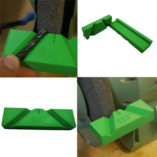 Drill Bit Sharpening Guide Jig,Angle Drill Bit Sharpener, Manual Drill Bit Grinder Tool for Bench Grinder 135 2