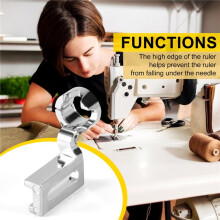 Hoge Schacht Liniaal Vrije Beweging Stopvoet voor Frame Quilten Borduurwerk Past op Janome 1600P, 1600P-DX, 1600P-QC, 1600 Serie