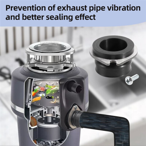 75499 Flex Coupler Garbage Disposal for ,Flex Discharge Anti-Vibration Tailpipe Mount Coupling Replace 74085 1